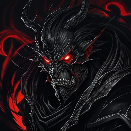 Menacing Knull Symbiote Emerges, in Manga Style