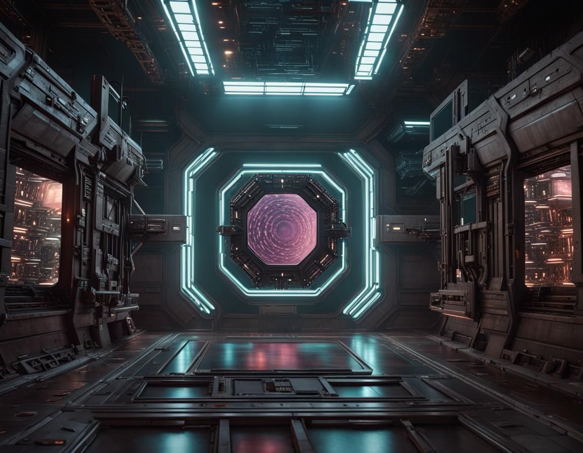 Borg Cube Interior: Star Trek Concept Art