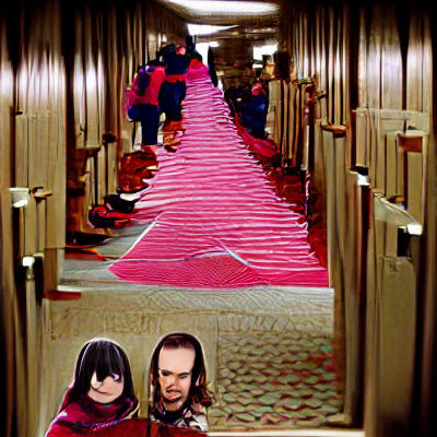 Evolved: Minimalist Text Art on Black