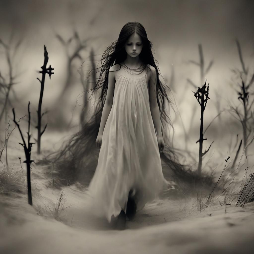 Grimdark Scene in Dark Fantasy Style