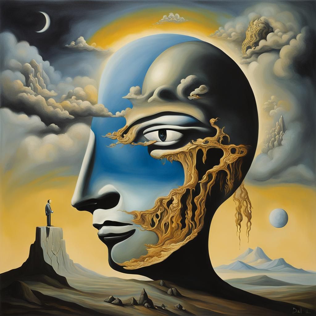 Surreal Eternal Light: A Dali-esque Revelation
