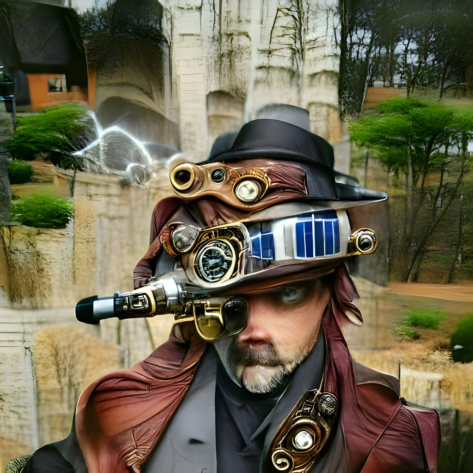 Steampunk Jedi Digital Art