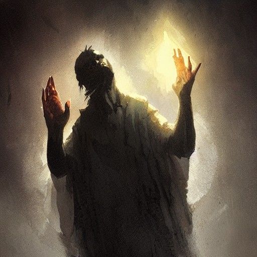 Sinister Worship Scene by Rutkowski