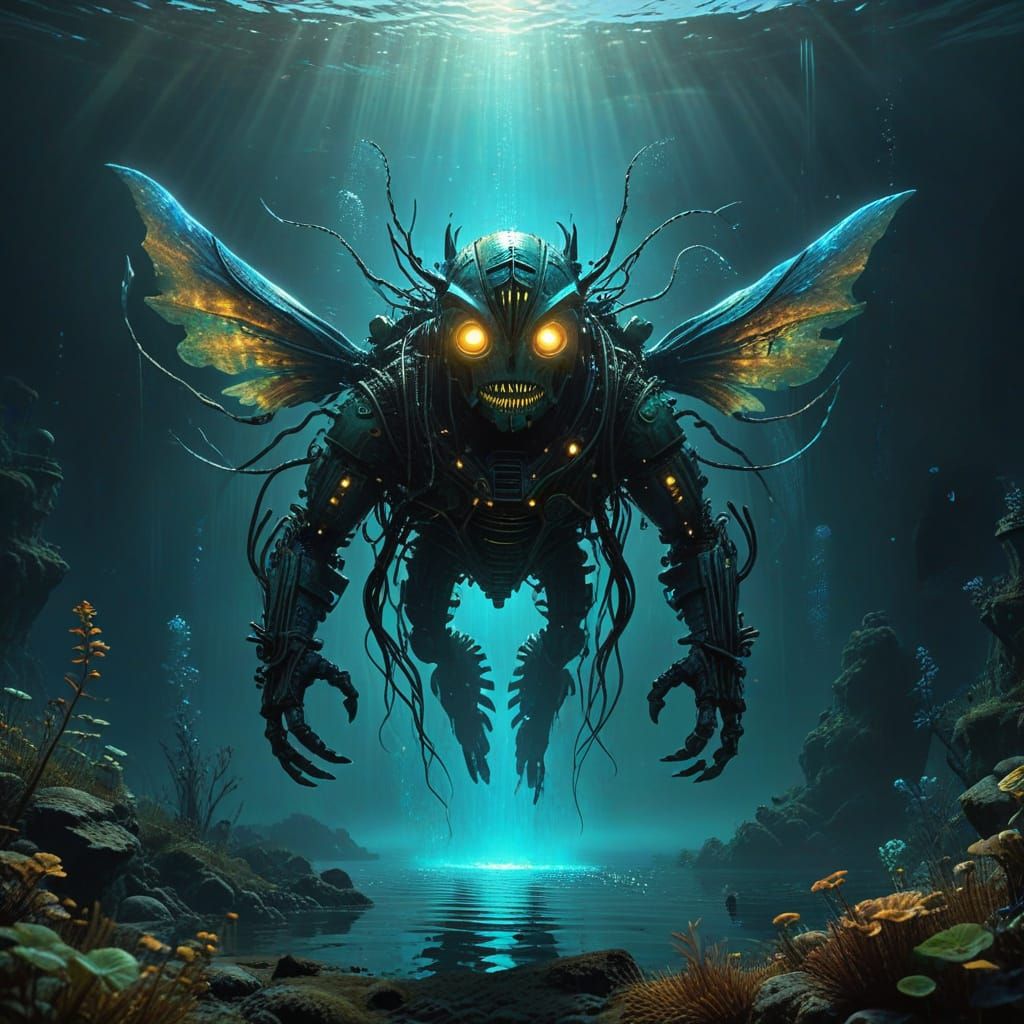 Surreal Transformer Dives into Ocean Abyss with a Smile