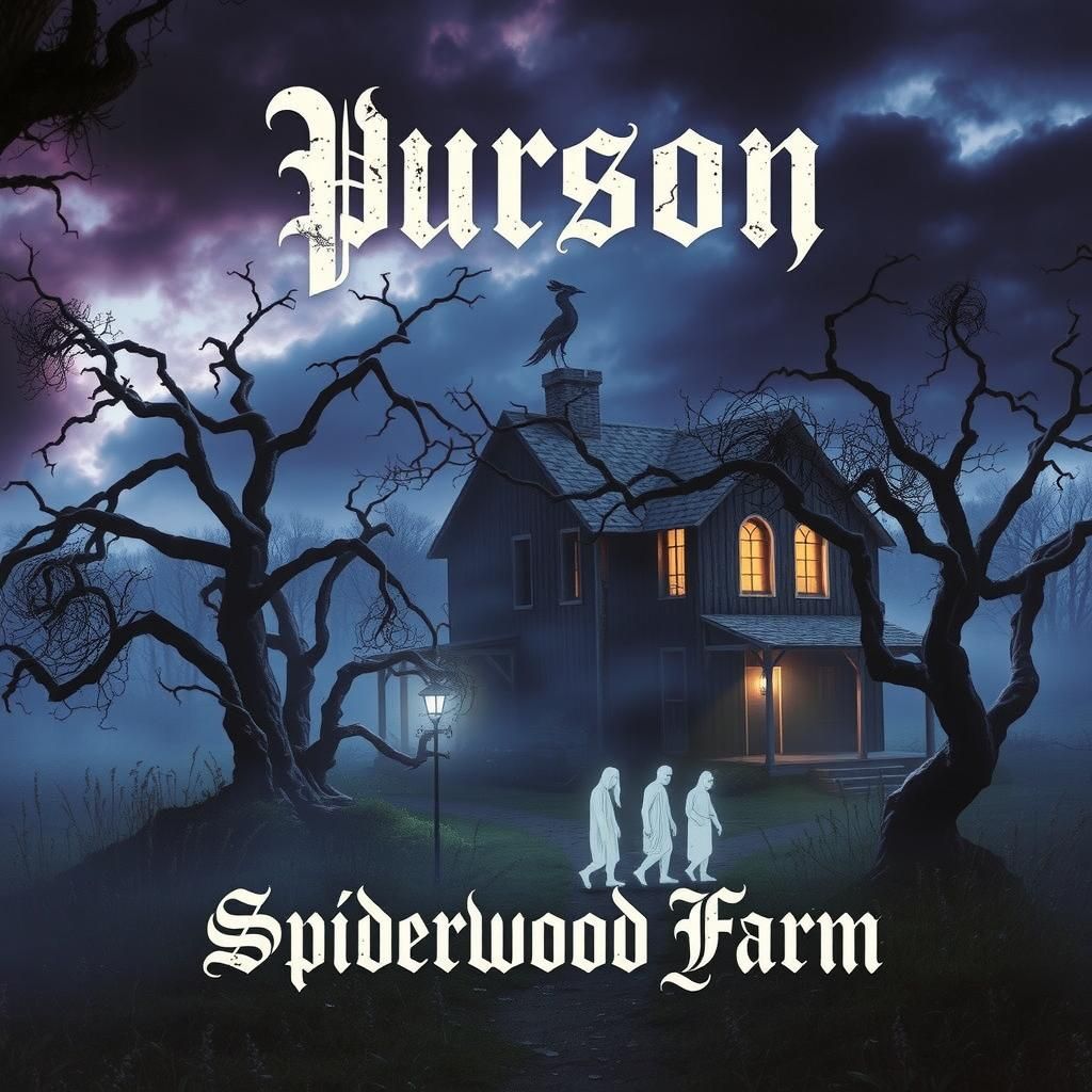 Eerie Spiderwood Farm at Dusk