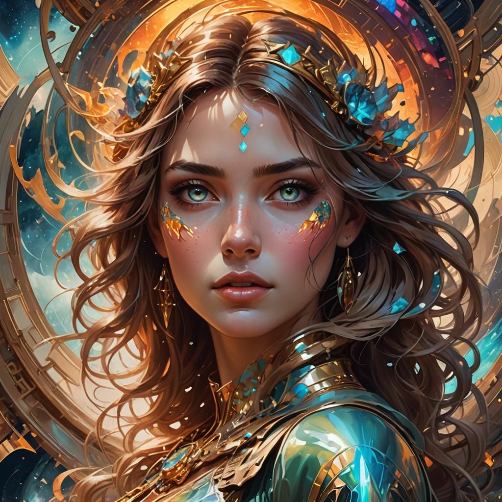 Cosmic Portrait of a Fantasy Dreamer