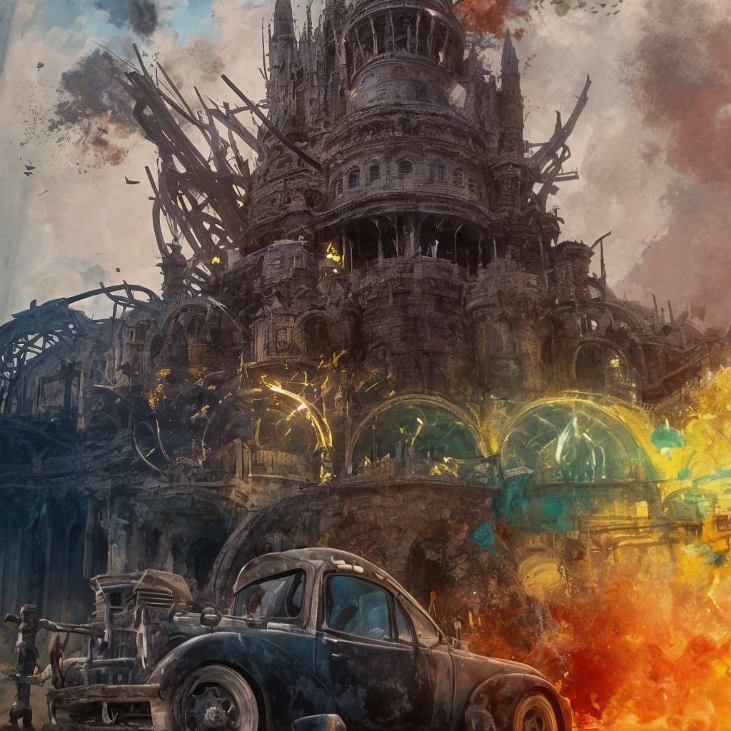 Fantastical Matte Painting in Unreal Engine 5