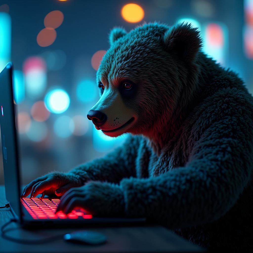 Cyberbear Hacking into Cyberspace: Professional Photography
