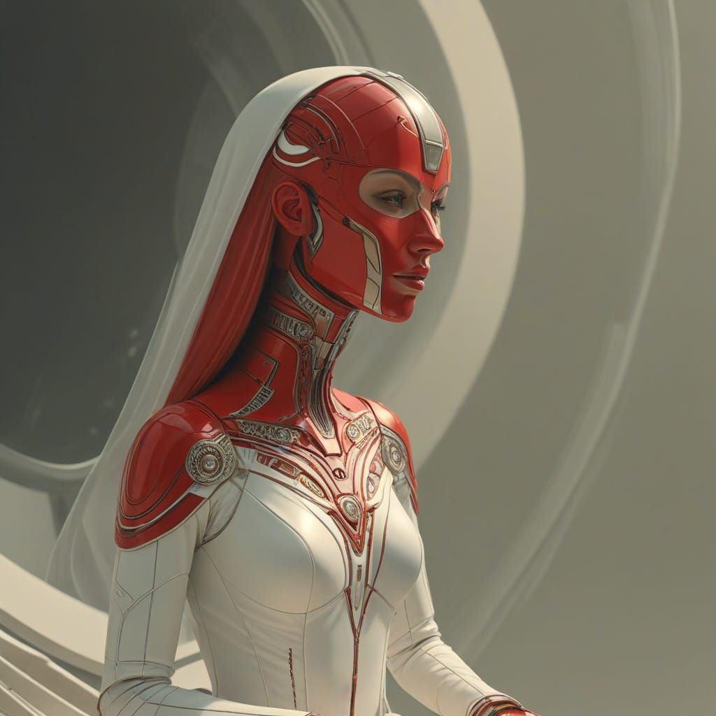 Sci-Fi Pilot in Machine, Hildebrandt Brothers Style