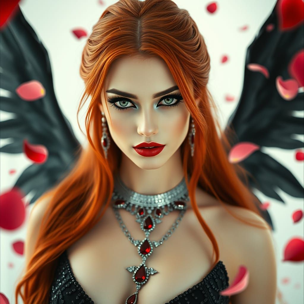 Goddess of Elegance in Cinematic Beauty