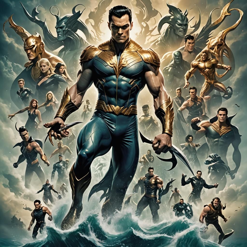 Epic MCU Namor Movie Poster