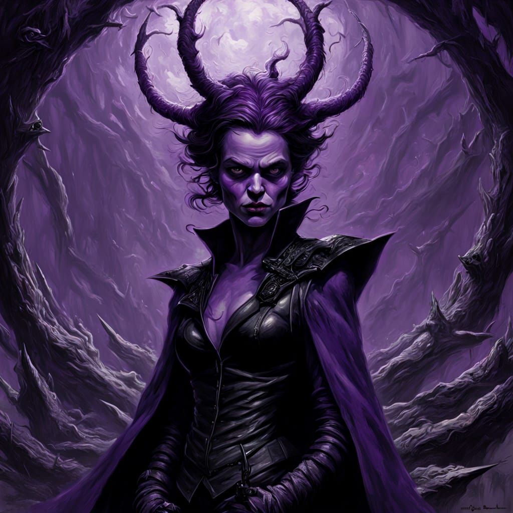 Sinister Royalty: Born in the Purple, Dark Fantasy Art