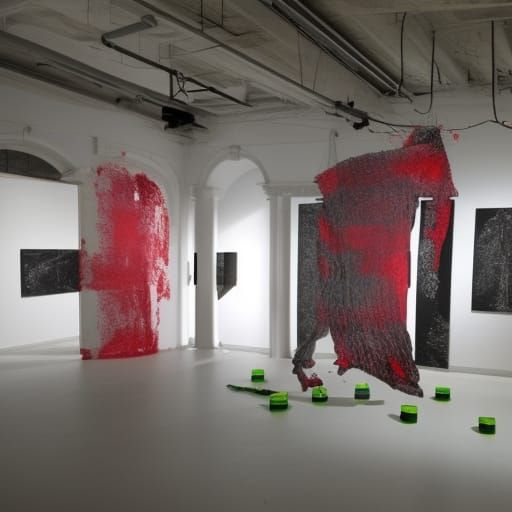 Crime Scene Installation Art