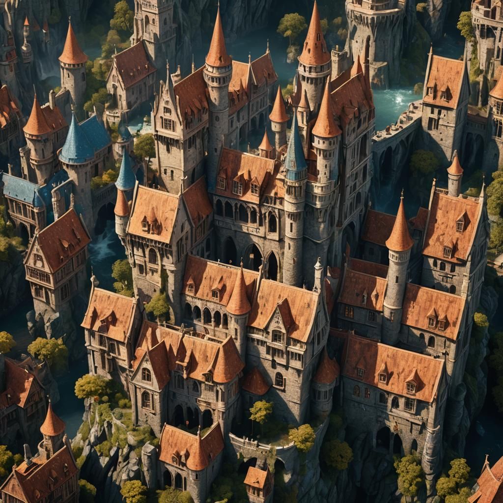 Detailed Matte Painting of Ron Weasley