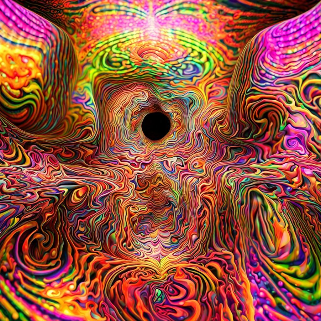 Abstract Psychedelic Art: A Trippy Visual Experience