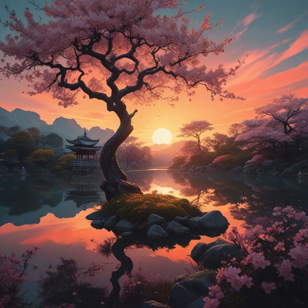 Nature's beauty dances in vibrant harmony