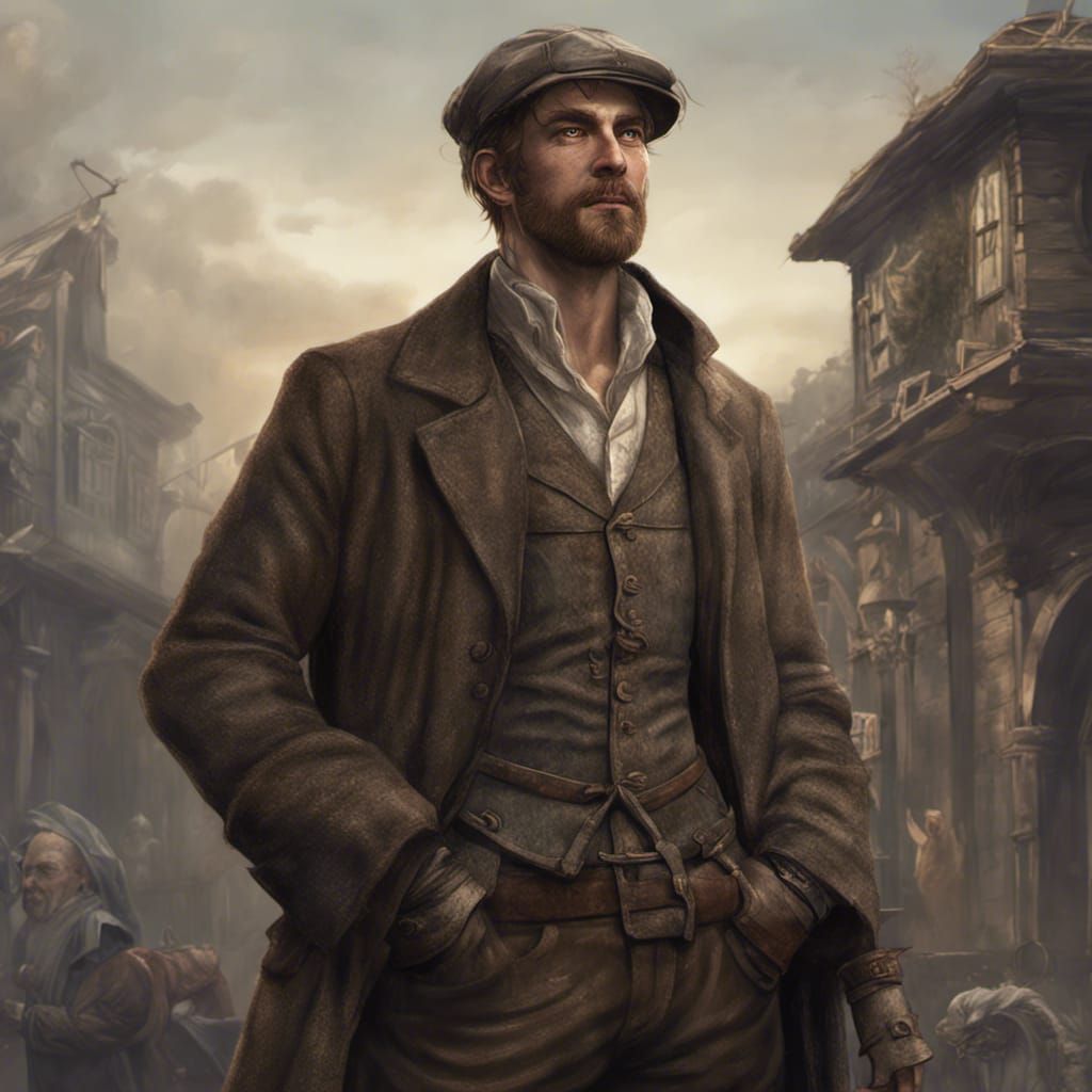 Victorian Hobo Portrait for Vaesen RPG