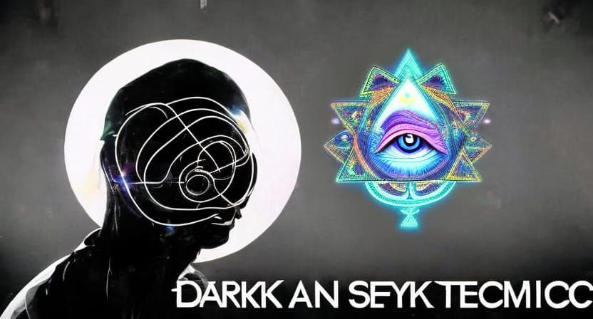 Cosmic All-Seeing Eye Psychedelic Dreamscape