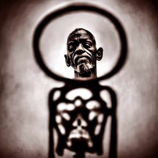 Papa Legba Portrait Inspired by Jeffries and Albi