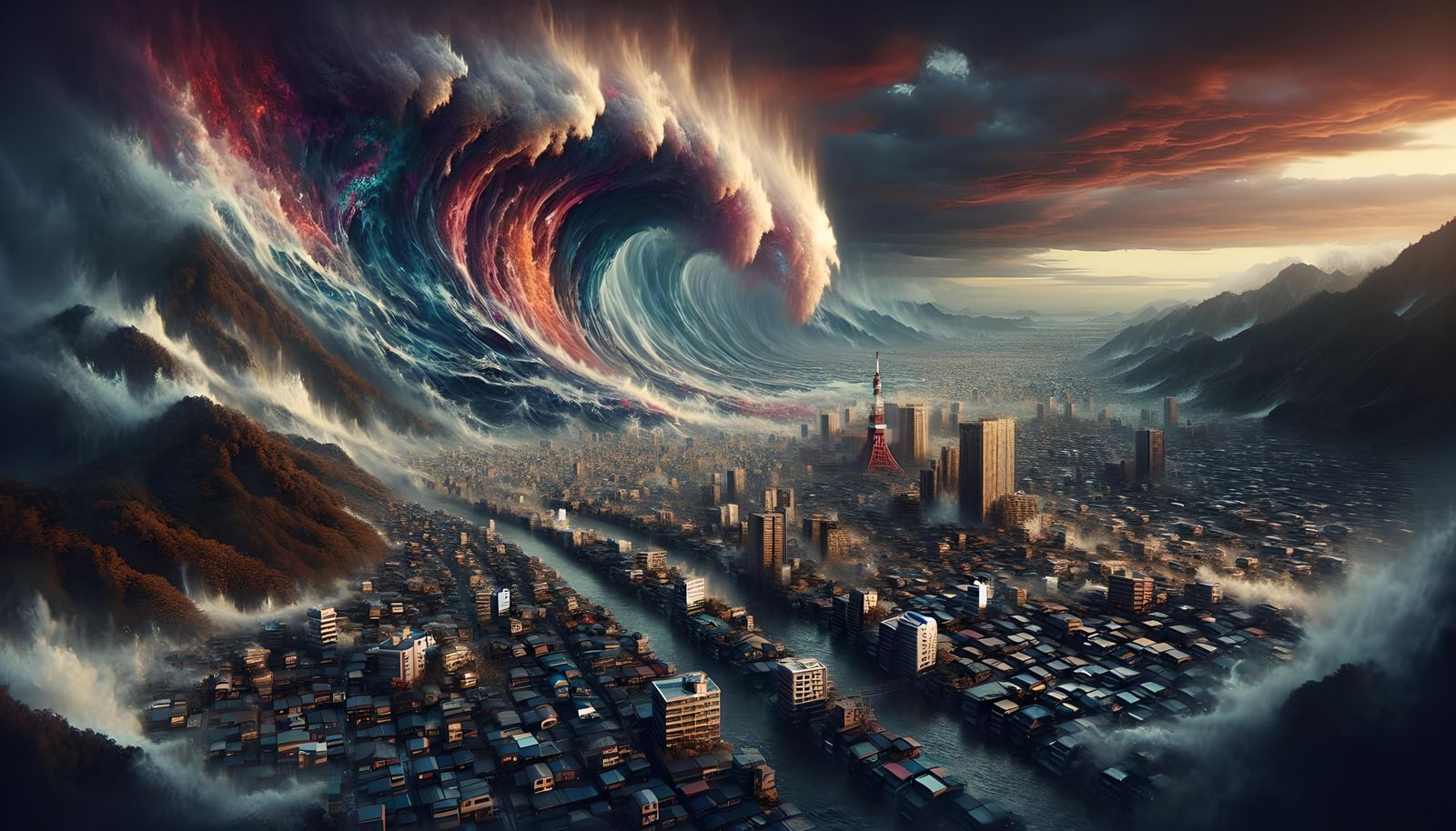 “Natural Disasters - The 2011 Fukushima Tsunami - No chance of survival.”