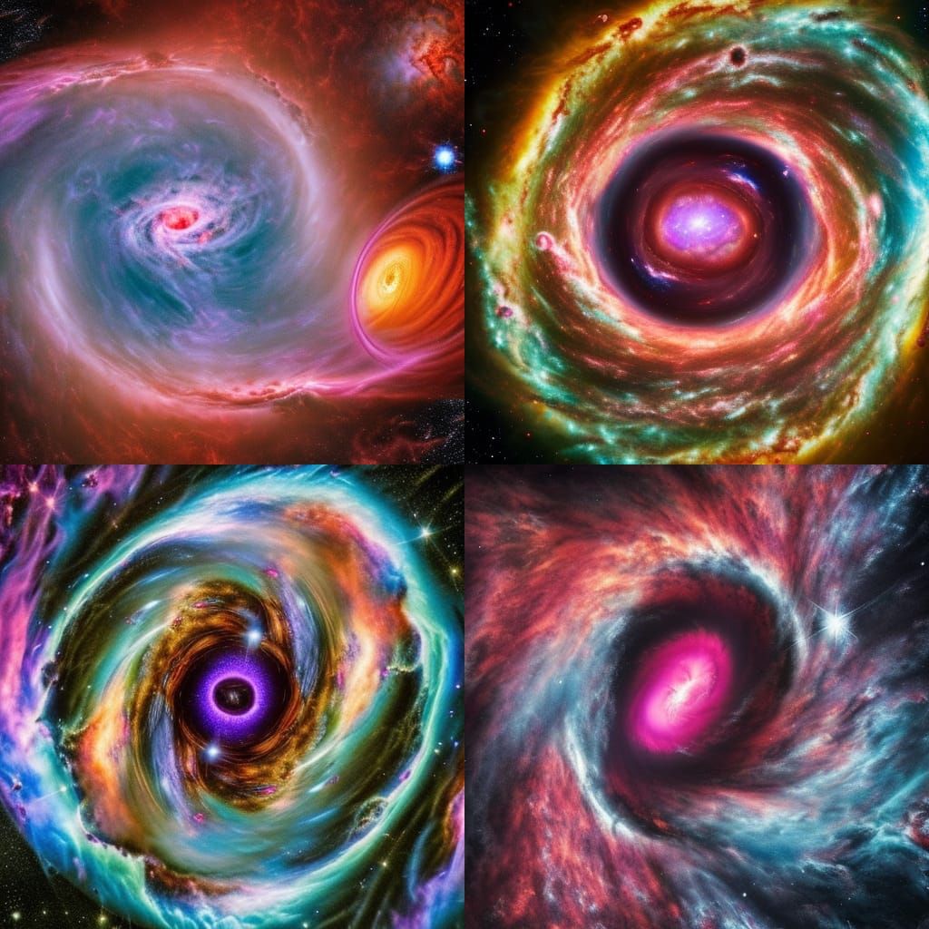 Photorealistic Black Hole with Infinite Color Variety