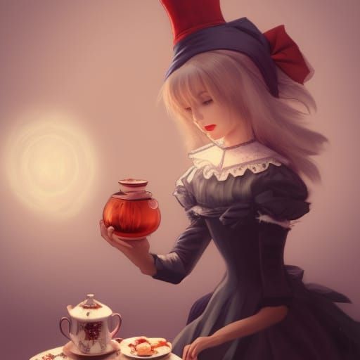 Werewolf Tea Party: Hyperdetailed Concept Art