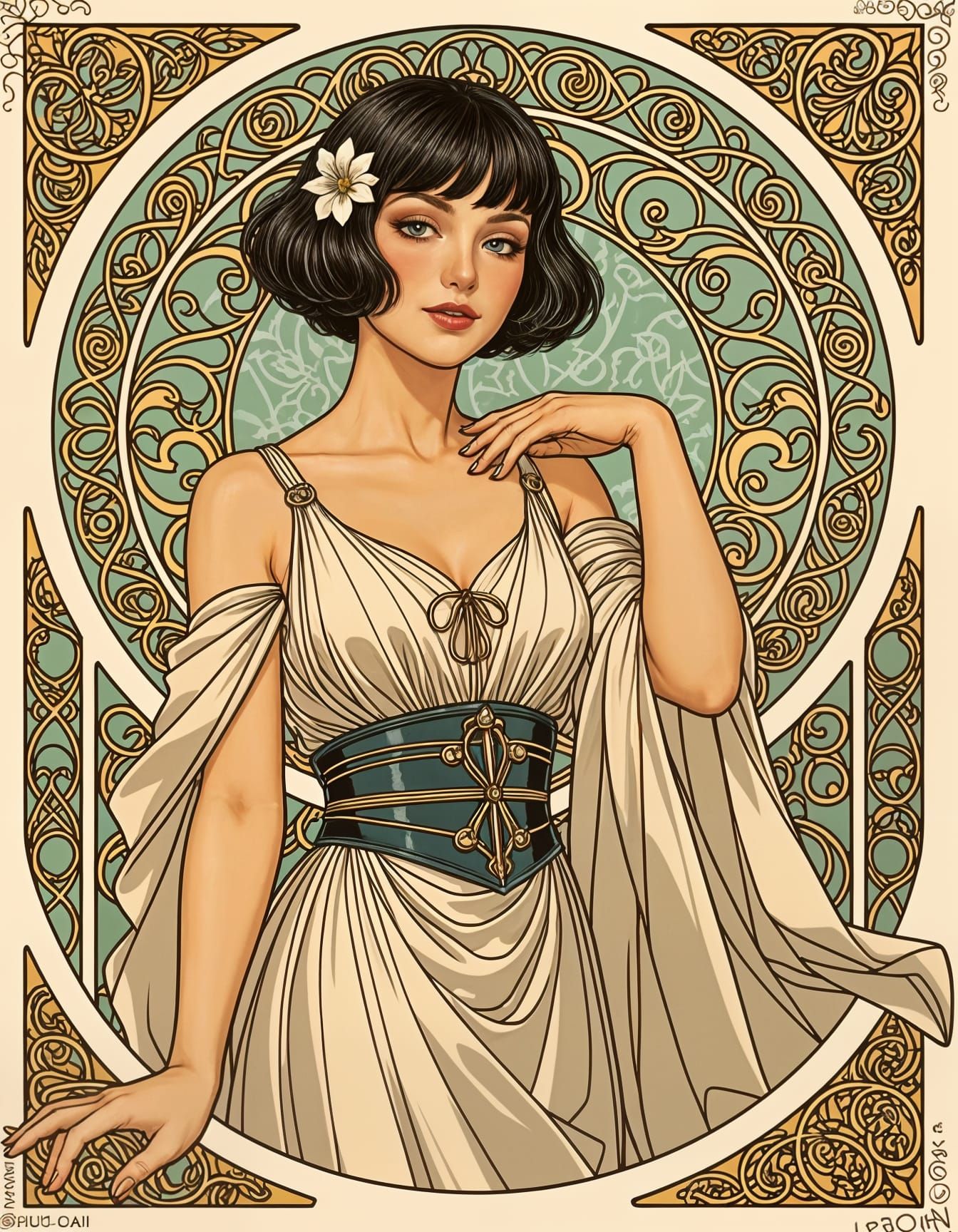 Loxy Isadora Bliss with Short Dark Bob Hair