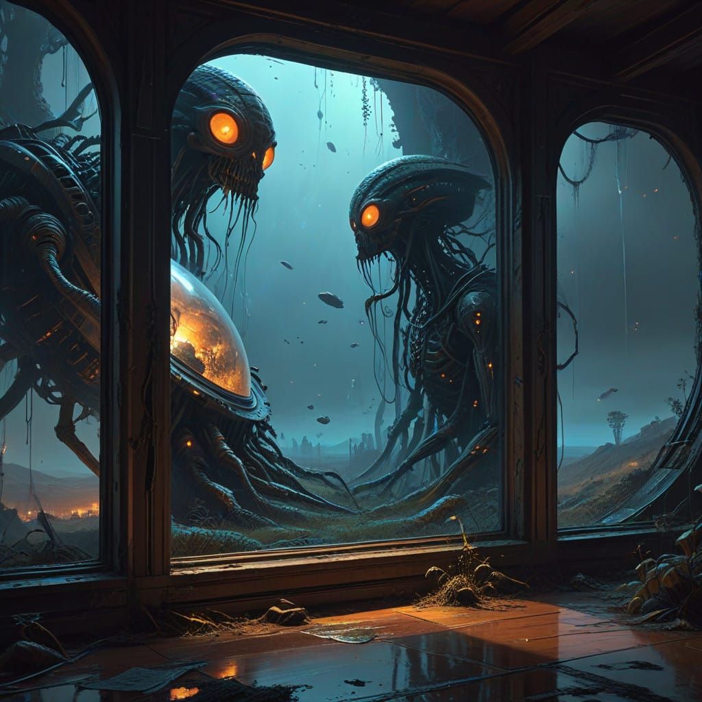 Cosmic Window to Earth: Aliens Gaze at Vibrant Planet