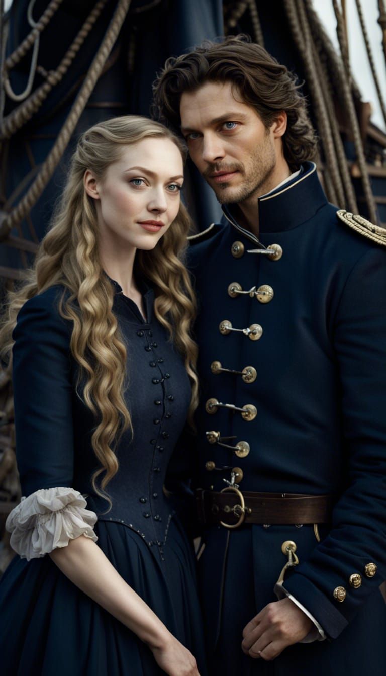 Medieval Navy Portrait on Ship Deck