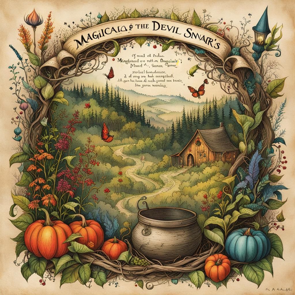 Magical Devil's Snare Care Guide, Illustrated