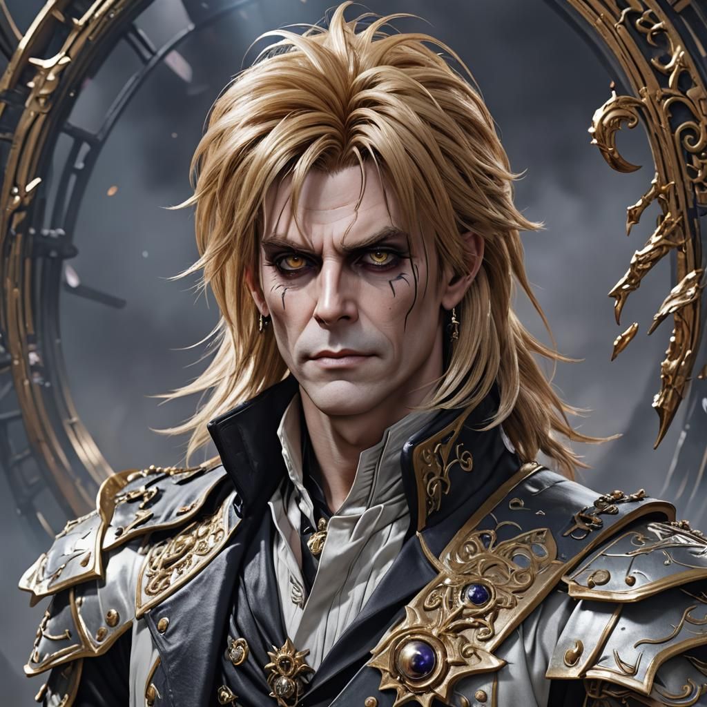 Jareth from Labyrinth in 3D Anime Art