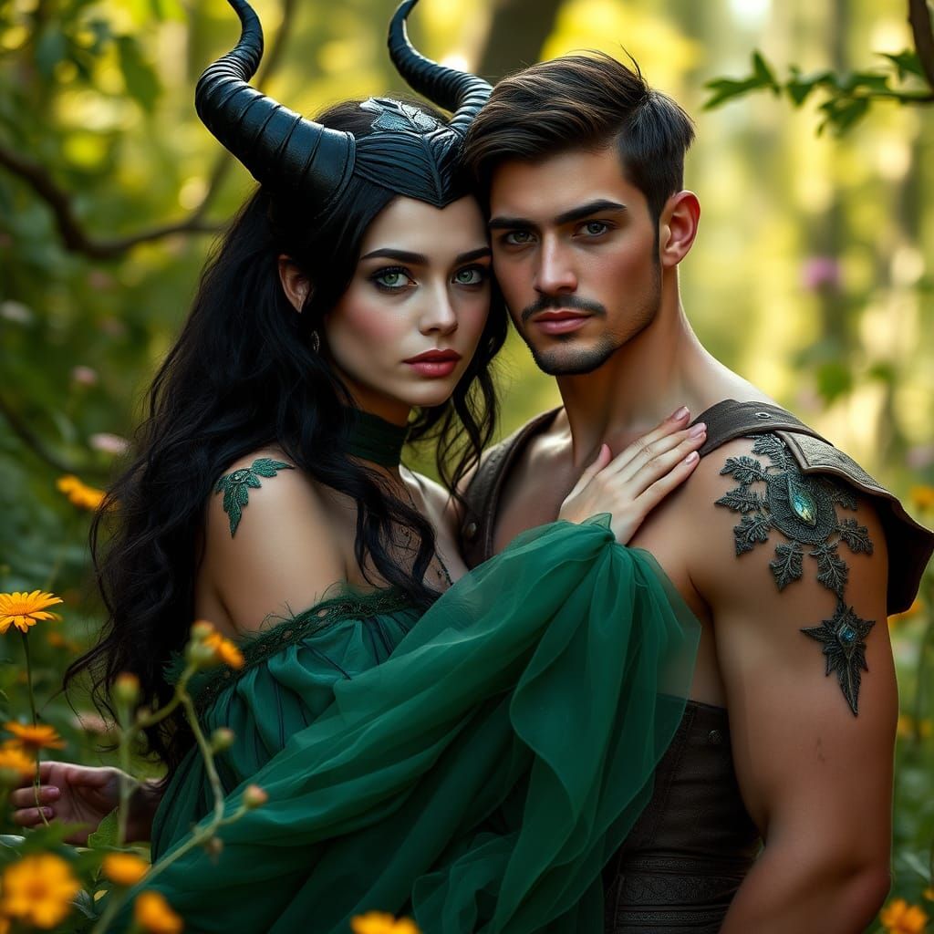 Maleficent's Children: Enchanted Forest Portrait