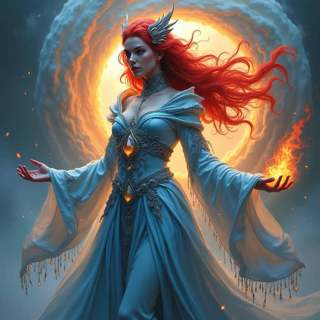 Goddess of ice and fire