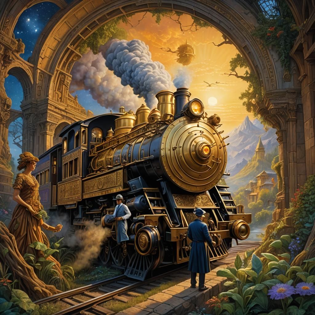 Chattanooga Choo Choo in Golden Hour Light