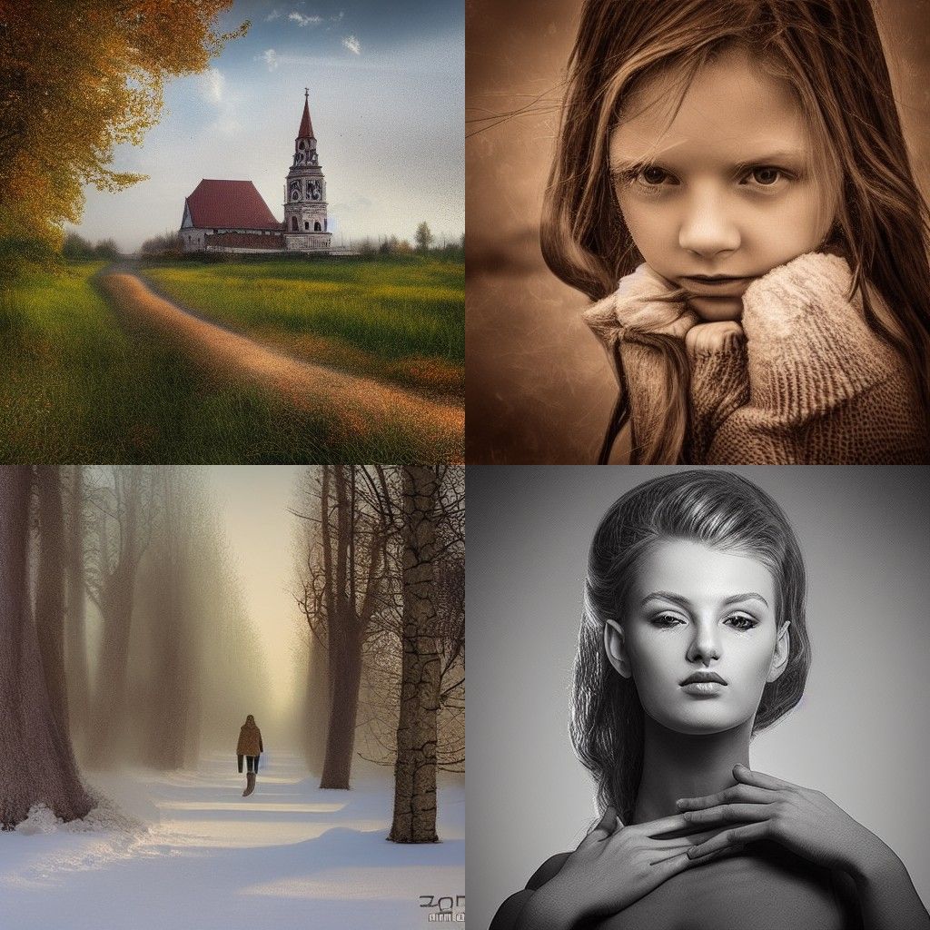 Painterly Landscape in Impressionistic Style