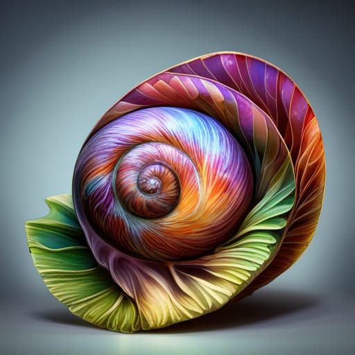 Snail in Secret Flower Garden Concept Art