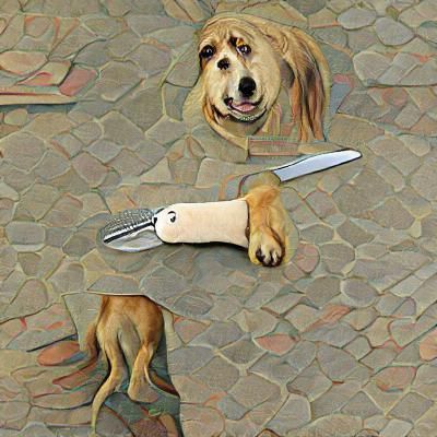 Dog with Knife: Unexpected Canine Comedy