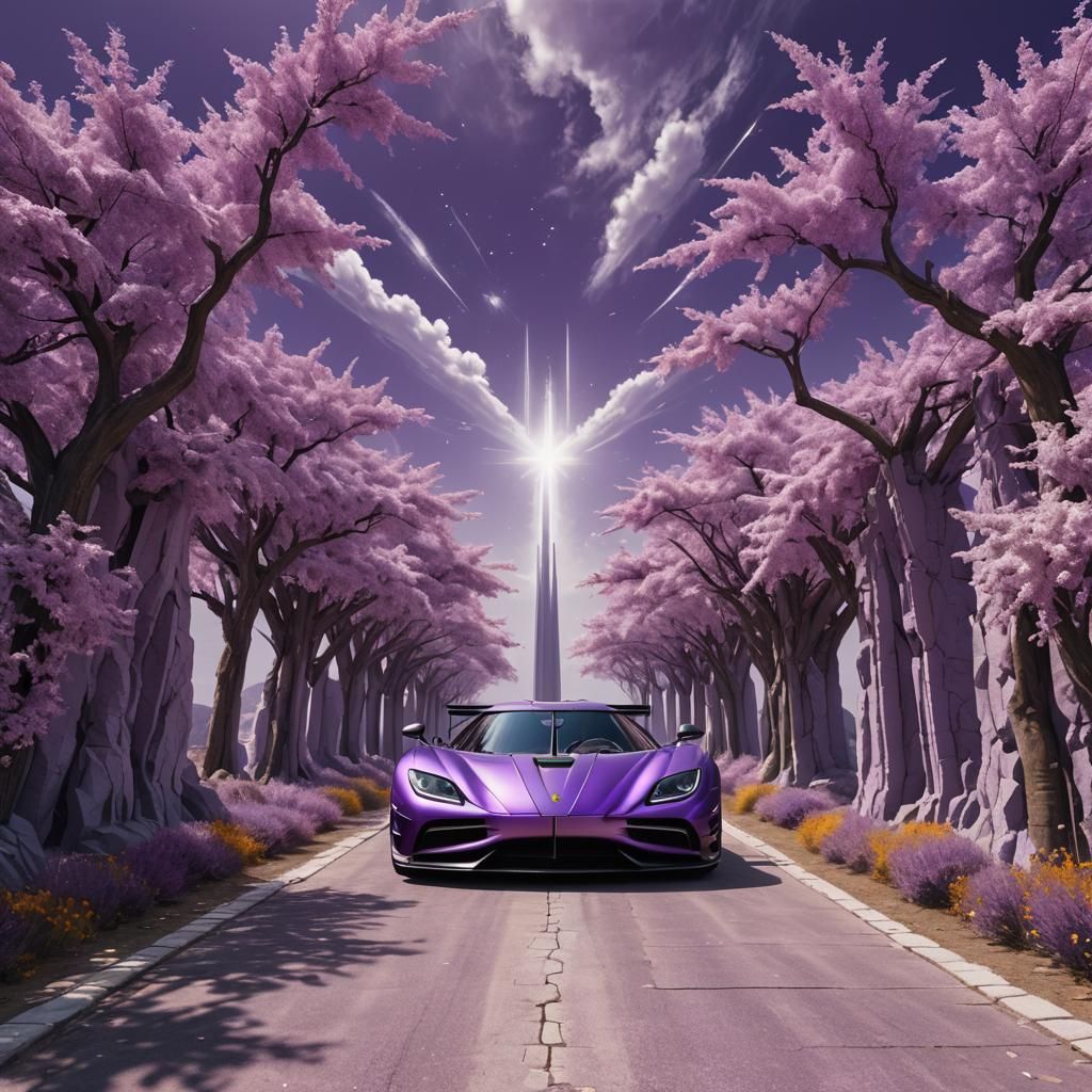 Koenigsegg to Heaven: Abstract 3D Art