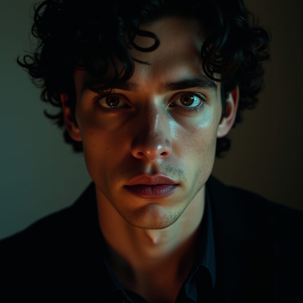 Atticus O'Sullivan: Intense Gaze in Cinematic Portrait