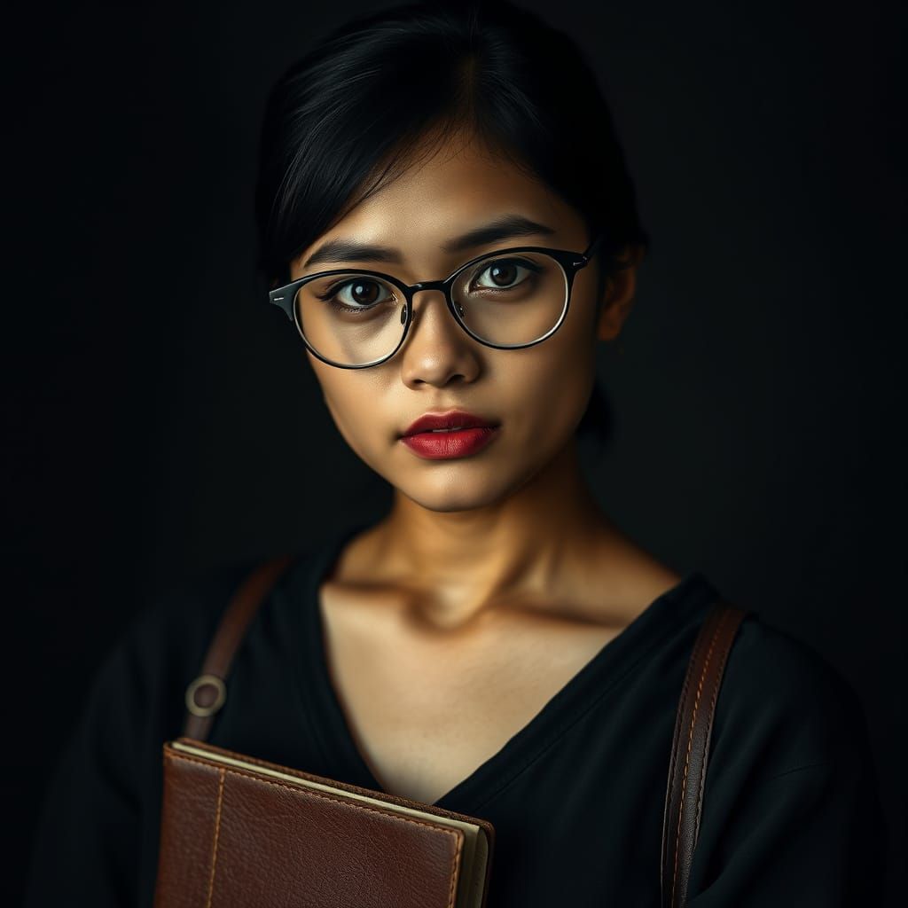 Intimate Portrayal of a Filipina Woman with Intellectual Sty...