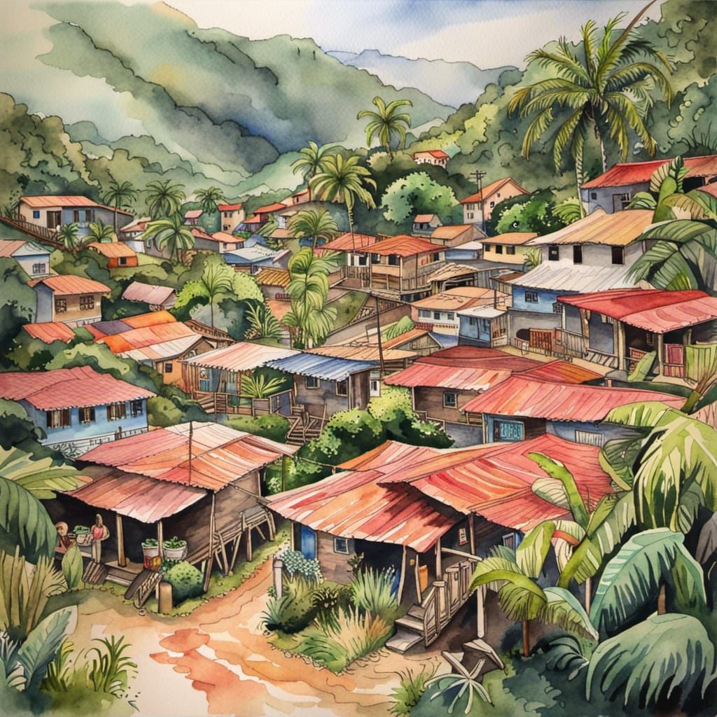 Costa Rican village