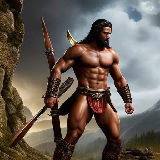 Spartan Warriors at Thermopylae: Detailed Concept Art