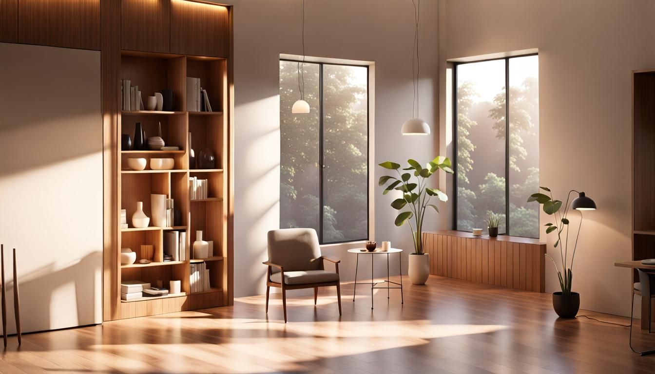 Minimalist Modern Interior with Scandinavian Design