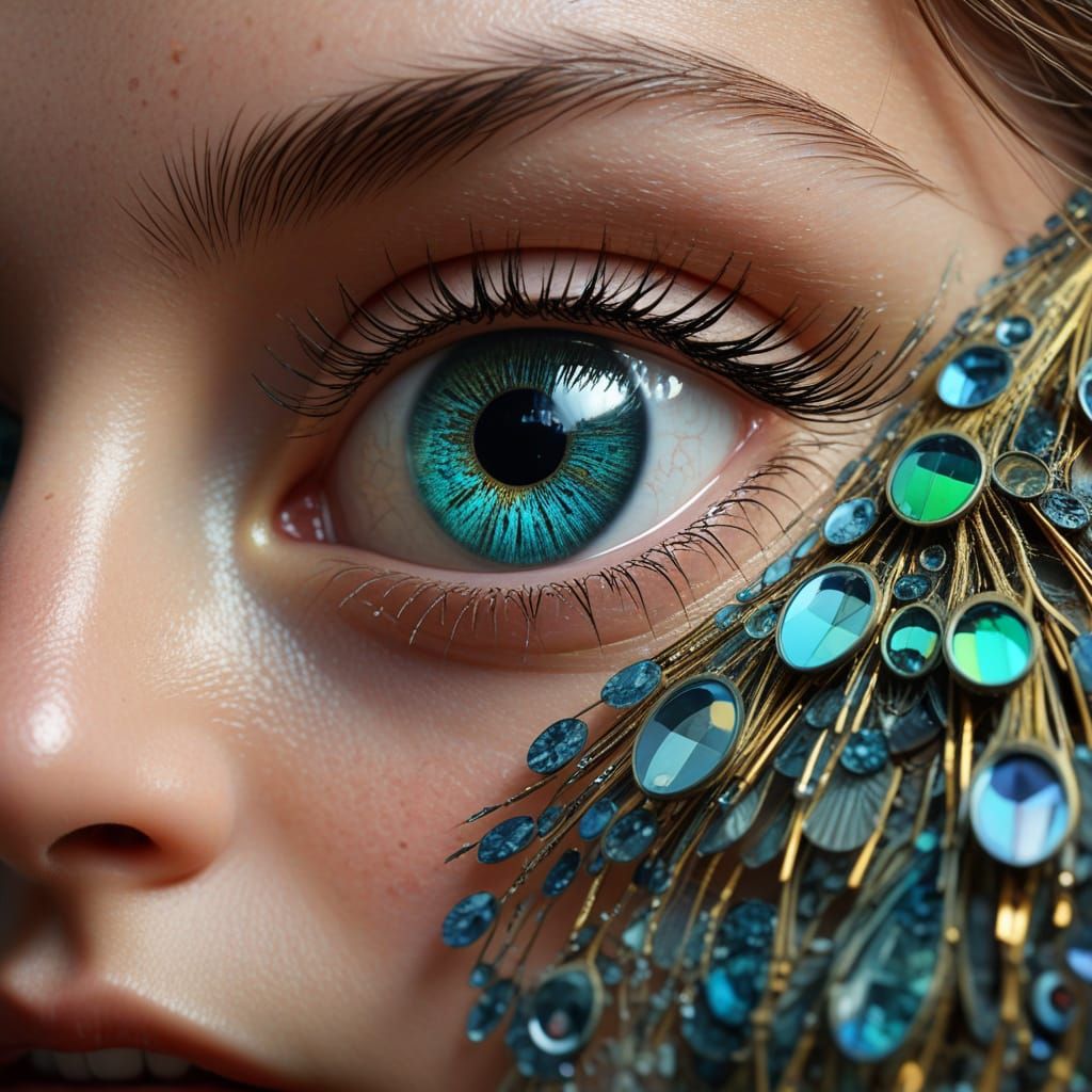 Chromatic Figure in Prismatic Fog: A Photo-Real Portrait