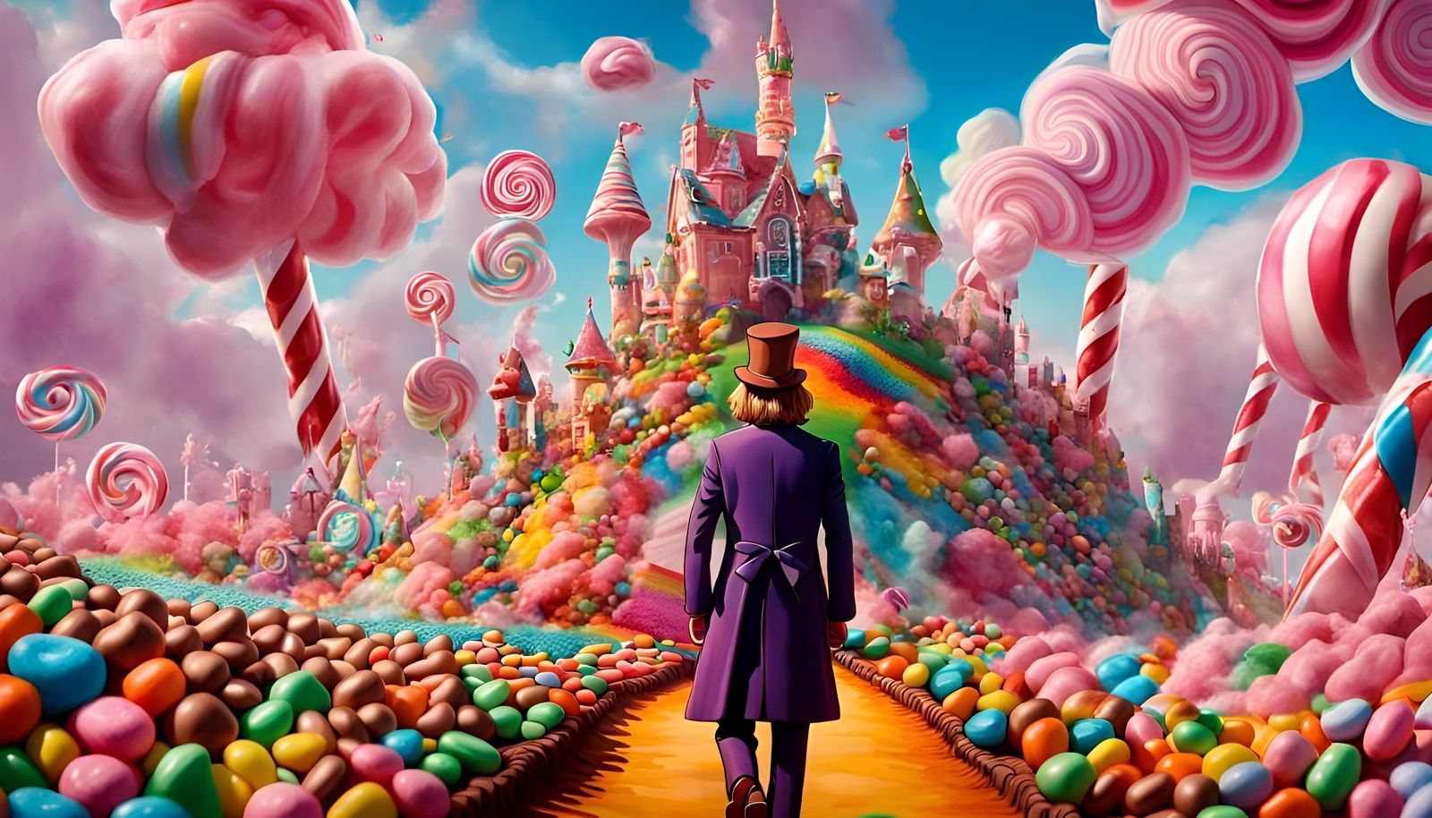 Willie Wonka and the Candy Land Castle