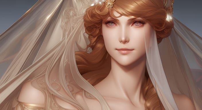 Mother's Gift: Knowledge on Wedding Day, Art Nouveau