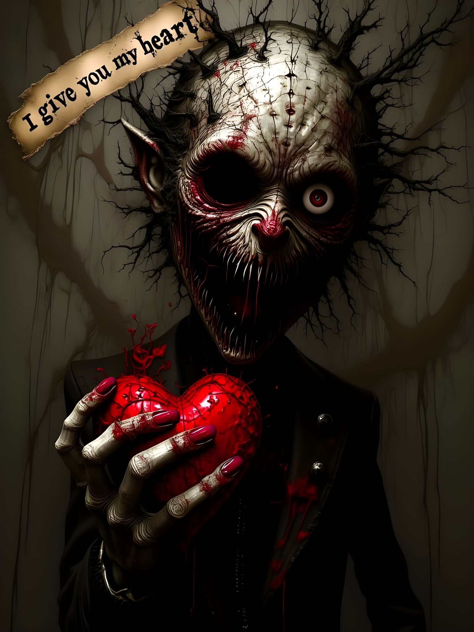 Zombie Offers Decaying Heart with Surreal Horror Style