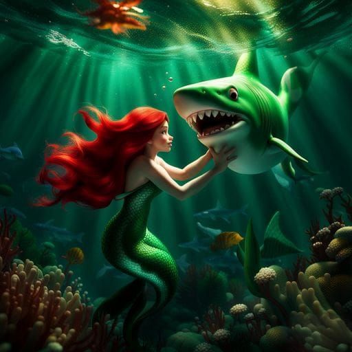 Ariel the Mermaid Underwater Photography