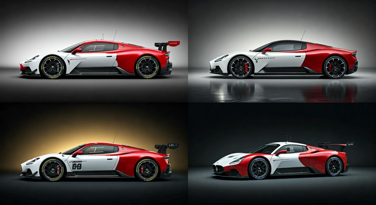 Futuristic Maserati MC20 GT1 Race Car Concept