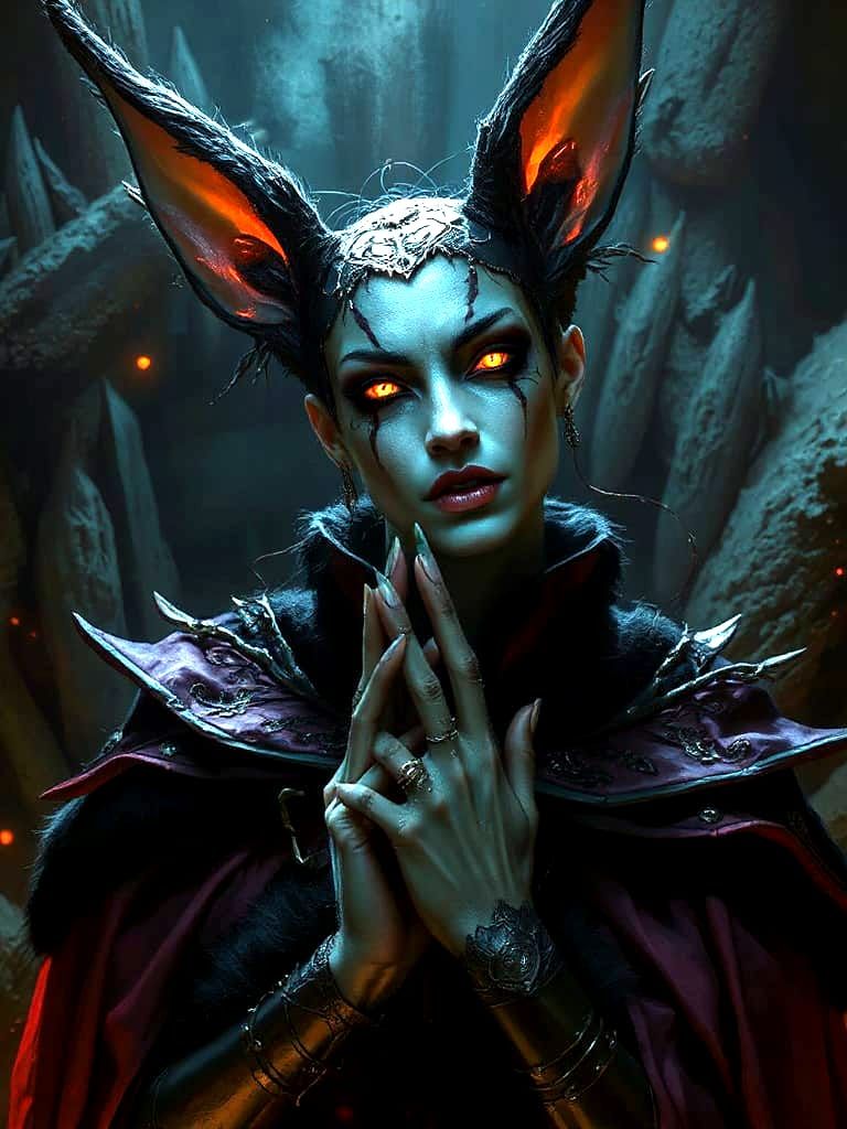 Sinister Rabbit Woman by Greg Rutkowski